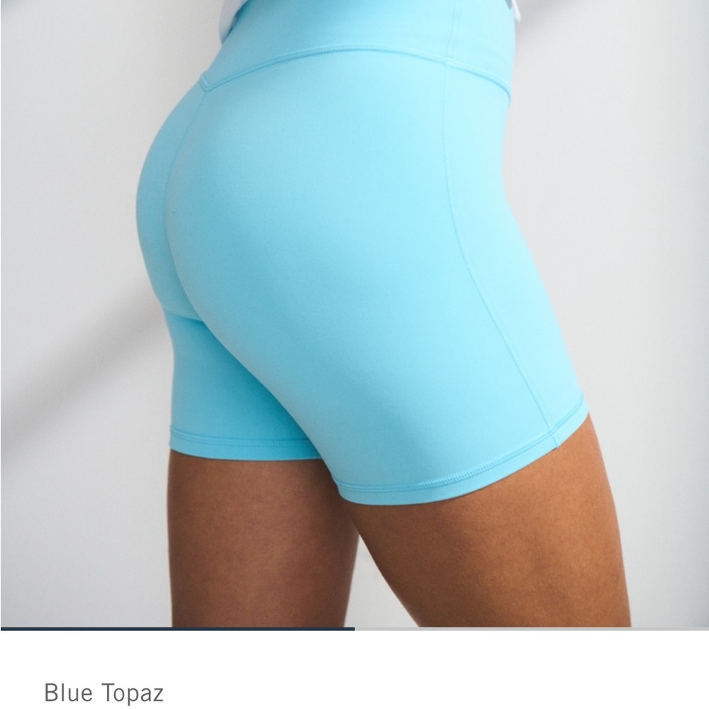 Abercrombie and Fitch Studio Flex Shorts Blue Topaz